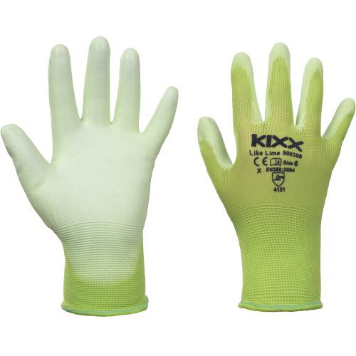 LIKE LIME kesztyű nylon  PU zöld 10