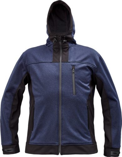 HUYER SOFTSHELL kabát navy M