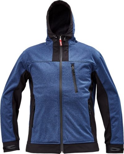 HUYER SOFTSHELL kabát royal kék XL