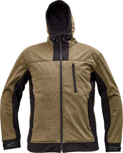 HUYER SOFTSHELL kabát bézs XS