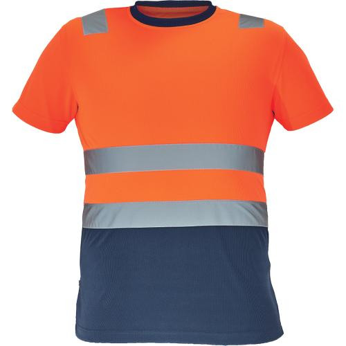 MONZON Hi-Vis póló narancs-navy S