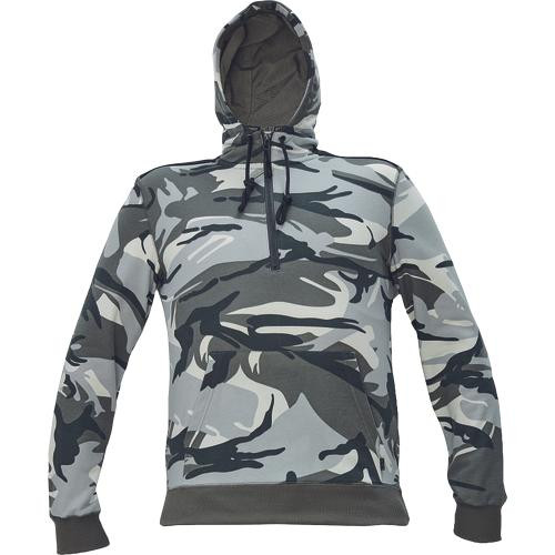 CRAMBE HOODIE terepmintás szürke XS