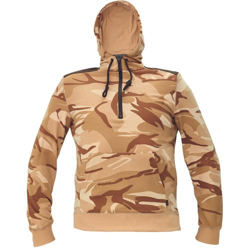 CRAMBE HOODIE terepmintás bézs M