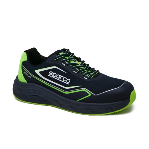 Sparco IMPULSE WILLEN S1PS ESD Kék-Fluozöld Félcipő