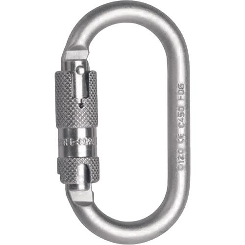 CERVA Ovális karab.twist lock acél/cink