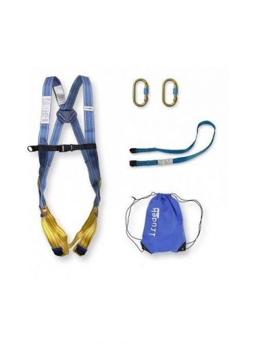 Testheveder szett Irudek Himalaya Eco sekuralt light 1 plus + 981 karabiner, kék/sárga, universal