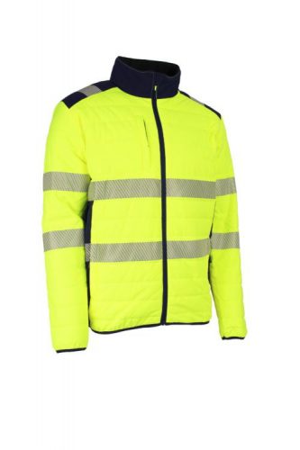 ÚJ! FLAKE FLUO SÁRGA/SÖTÉTKÉK THERMO DZSEKI_L