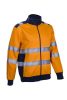 ÚJ! GOKKAN HI-VIZ NARANCS CIPZÁRAS PULÓVER_2XL