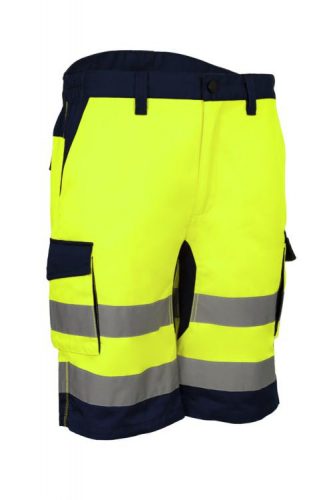 ÚJ! HIBANA FLUO SÁRGA/SÖTÉTKÉK BERMUDA_M