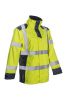 ÚJ! NOTT HI-VIZ SÁRGA MULTIRISK BÉLELT VÉDŐKABÁT_2XL