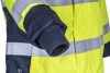 ÚJ! NOTT HI-VIZ SÁRGA MULTIRISK BÉLELT VÉDŐKABÁT_2XL