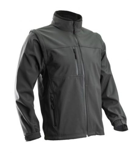 YANG 2/1 LEVEHETŐ UJJÚ FÉRFI SOFTSHELL KABÁT SZÜRKE_2XL