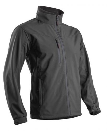 YANG II FEKETE FÉRFI SOFTSHELL FELSŐ, YKK CIPZ_2XL