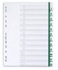 Elválasztólap A4 12 részes 1-12 fedlappal