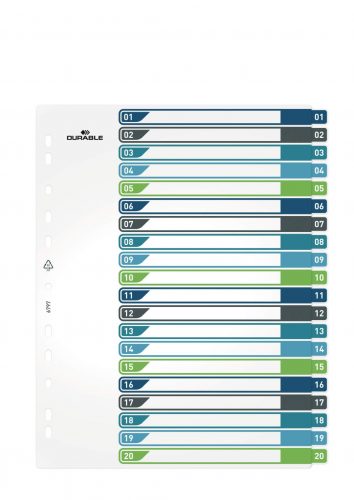 Elválasztólap A4+ 20 részes