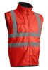 ÚJ! KANATA 4/1 HI-VIZ PIROS/SZÜRKE PE KABÁT_L