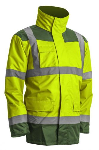 ÚJ! KANATA 4/1 HI-VIZ SÁRGA/ZÖLD PE KABÁT_L