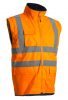 ÚJ! KANATA 4/1 HI-VIZ NARANCS/KÉK PE KABÁT_XS