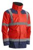 ÚJ! KANATA 4/1 HI-VIZ PIROS/KÉK PE KABÁT_3XL