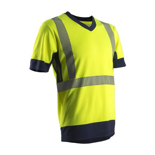 KOMO HI-VIZ SÁRGA RÖVID UJJÚ PÓLÓ_L