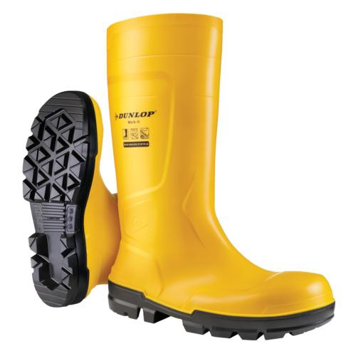 DUNLOP WORKIT SAFETY S5 SÁRGA PVC CSIZMA_36