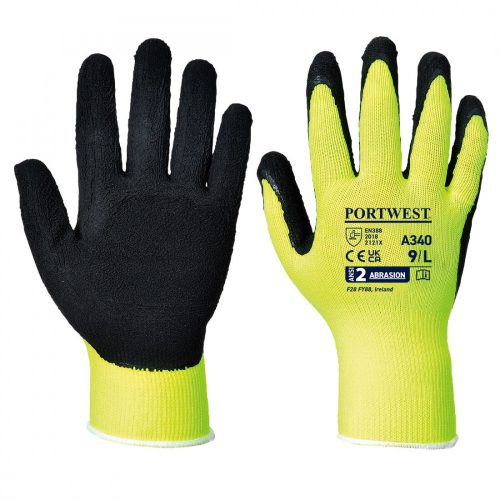 Hi-Vis Grip védőkesztyű - Latex