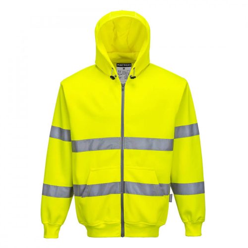 Hi-Vis zippzáros pulóver