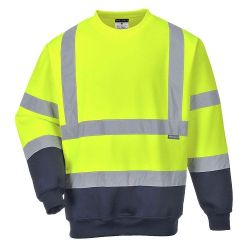 Kéttónusú Hivis pulóver