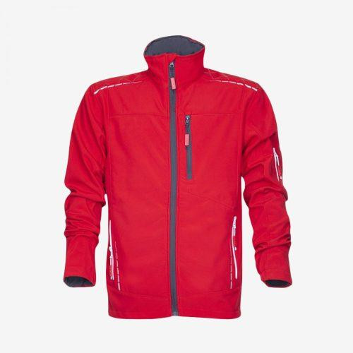 ARDON®VISION Softshell dzseki férfi, piros 4XL