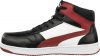 Puma Frontcourt BLK/WHT/RED Mid S3L ESD FO HRO SR munkavédelmi bakancs