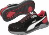 Puma Airtwist Blk Red Low S3 ESD HRO SRC munkavédelmi cipõ