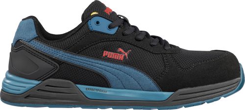 Puma Frontside BLK/Blue Low S1P ESD HRO SRC munkavédelmi cipő