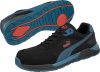 Puma Frontside BLK/Blue Low S1P ESD HRO SRC munkavédelmi cipõ