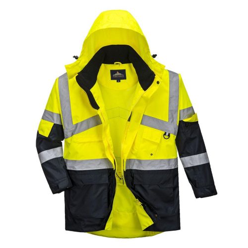 Hi-Vis kéttónusú lélegző kabát