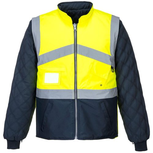 Hi-Vis kéttónusúkabát - kifordítható