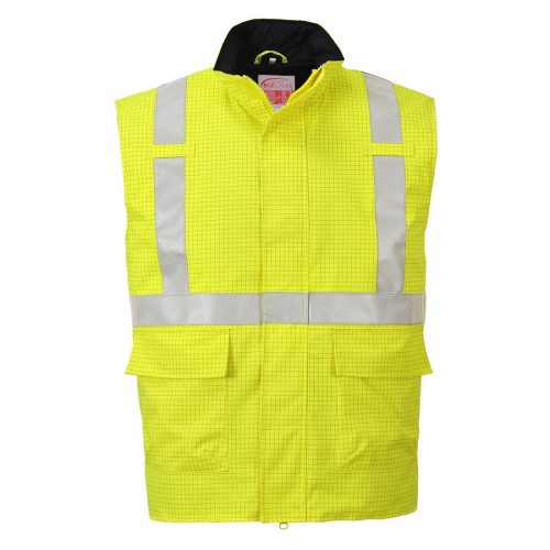 Bizflame Rain Hi-Vis antisztatikus FR lángálló mellény