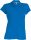 LADIES' SHORT-SLEEVED POLO SHIRT Light Royal Blue 2XL