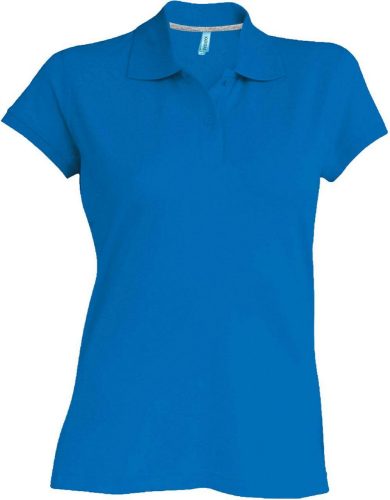 LADIES' SHORT-SLEEVED POLO SHIRT Light Royal Blue M